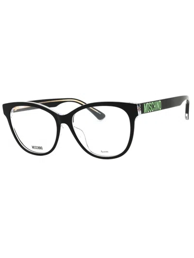 Moschino Mos625/f Eyeglasses In 07c5 00 - Black Cry/clear Demo Lens