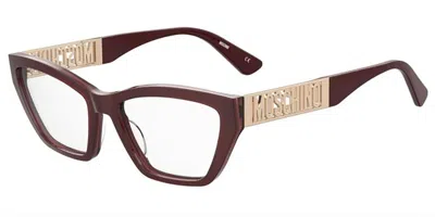 Moschino Mos634 Women's Glasses, Burgundy, Size 55