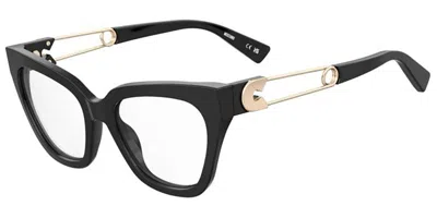 Moschino Mos638 807 Women's Glasses Black Size 52 - Free Lenses - Blue Light Block Available In Pink