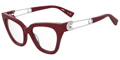 Moschino Mos638 Women's Glasses, Burgundy, Size 52