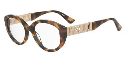 Moschino Mos640 086 Women's Glasses Tortoiseshell Size 52 - Free Lenses - Blue Light Block Available In Brown