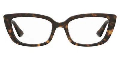 Moschino Mos653 Women's Glasses, Tortoiseshell, Size 52 In Brown