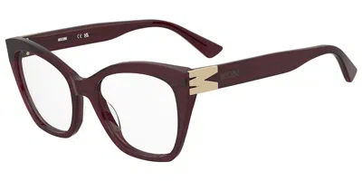 Moschino Mos662 Women's Glasses, Red, Size 53 In Burgundy