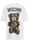 Moschino Oversized T-shirt Maxi Teddy Bear In White