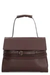 Moschino Shoulder Bag With Adjustable Strap And Buckle Detail In Brown