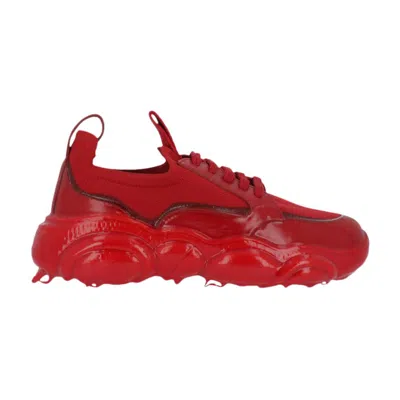 Pre-owned Moschino Wmns Bubble Teddy Sole Sneaker 'dipped Red' | Women's Size 40
