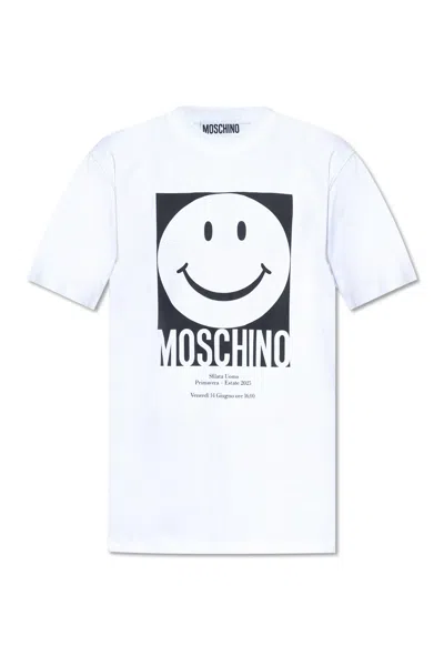 Moschino X Smiley In White