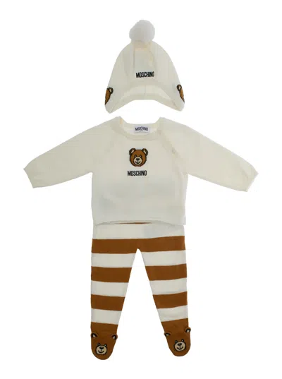 Moschino Babies' Muk04wlhe6610063 In White