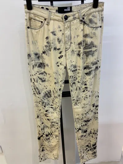 Moschino Multi-pocket Jeans In Nude