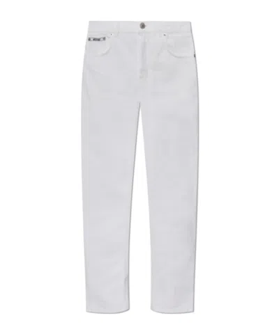 Moschino Multi-pocket Jeans In White