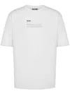 Moschino Logo-print Cotton T-shirt In Multi White