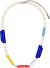 Moschino Multicolor Charm Necklace In Multi Only One Colou