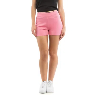 Moschino Multicolor Cotton Shorts In Pink