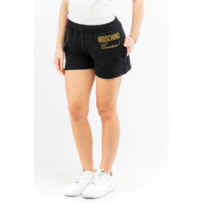 Moschino Multicolor Cotton Sportswear In Black