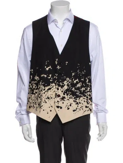 Pre-owned Moschino Multicolor Print Vest