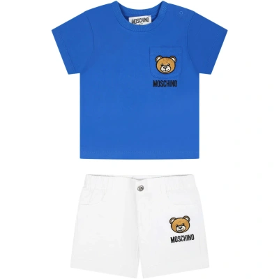 Moschino Multicolor Sports Suit For Baby Boy