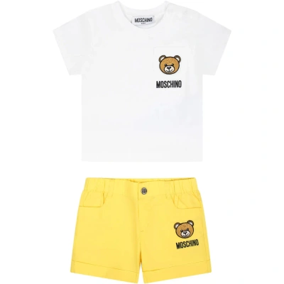 Moschino Multicolor Sports Suit For Baby Kids