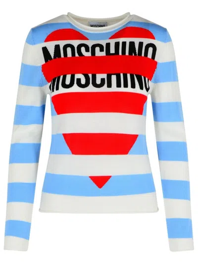 MOSCHINO MULTICOLOR VIRGIN WOOL SWEATER