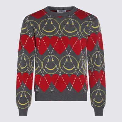 MOSCHINO MULTICOLOR WOOL KNITWEAR