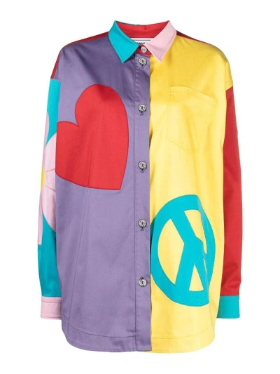 Moschino Multicolour Panelled Shirt
