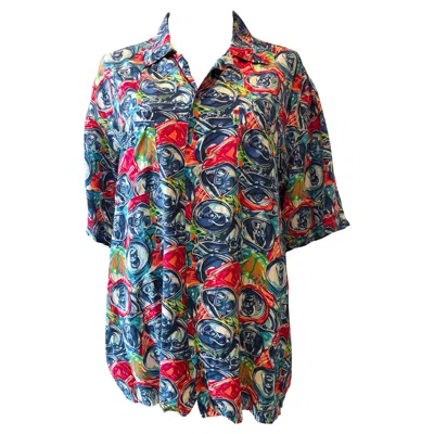 Pre-owned Moschino Multicoloured Shirt In Black