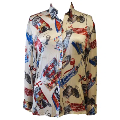 Pre-owned Moschino Multicoloured Shirt In Brown