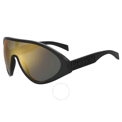 Moschino Multilayer Gold Shield Unisex Sunglasses Mos157/s 0807/sq 99