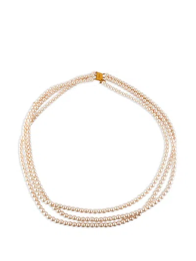 Moschino Multi-layered Necklace In Gold