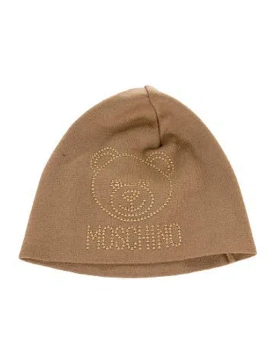 Pre-owned Moschino Neutral Wool Beanie