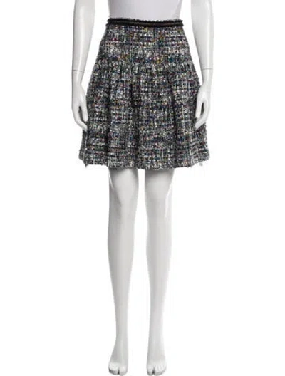Pre-owned Moschino Nylon Mini Skirt In Black