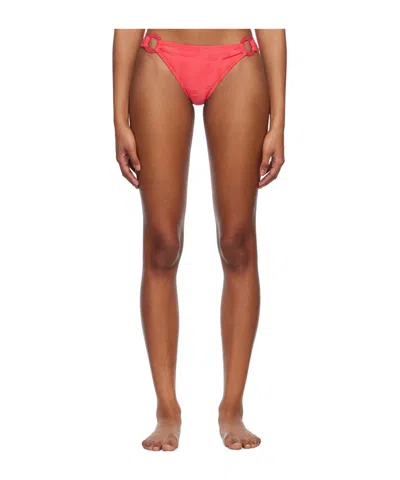 Moschino O-ring Bikini Swimsuit In Brown