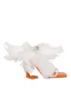 Moschino Oca Luisa Piume Sandal In Multi