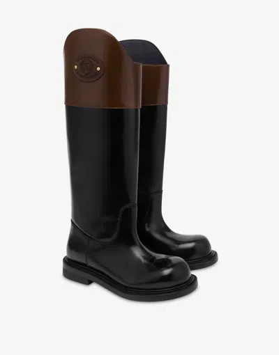 Moschino Olivia Boots In Black