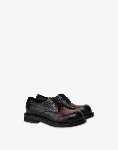 Moschino Olivia Derby In Black