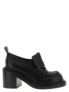 Moschino 90mm Olivia Leather Loafers In Black