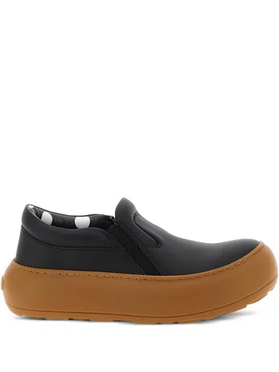 Moschino Ollie Slip-on Sneakers In Black