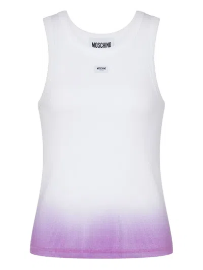 Moschino Ombre-effect Tank Top In White