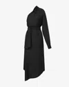 Moschino One-shoulder Dress Tailored Twist In Black