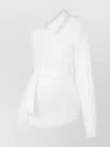 Moschino Asymmetric One-shoulder Shirt Chest Pocket Detail