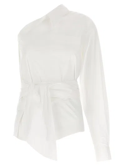 MOSCHINO MOSCHINO ONE-SHOULDER SHIRT