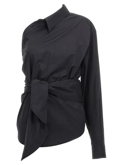 MOSCHINO ONE-SHOULDER SHIRT