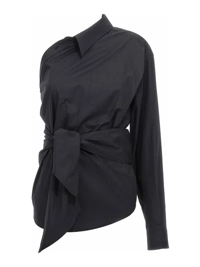 MOSCHINO ONE-SHOULDER SHIRT