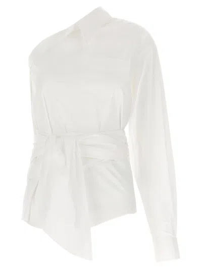 MOSCHINO MOSCHINO ONE-SHOULDER SHIRT