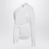 Shop Moschino One-shoulder Shirt With Sash