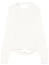 Moschino Open-back Cardigan In Neutrals