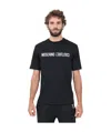 Moschino Logoed T-shirt In Black