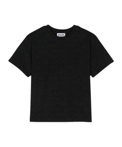 Moschino Open-necked Black Shirt
