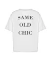 Moschino Slogan-print Zip-up T-shirt In White