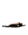 Moschino Open-toed Slippers In Black
