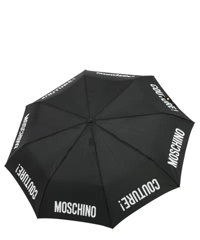 Moschino Openclose Couture! Umbrella In Black